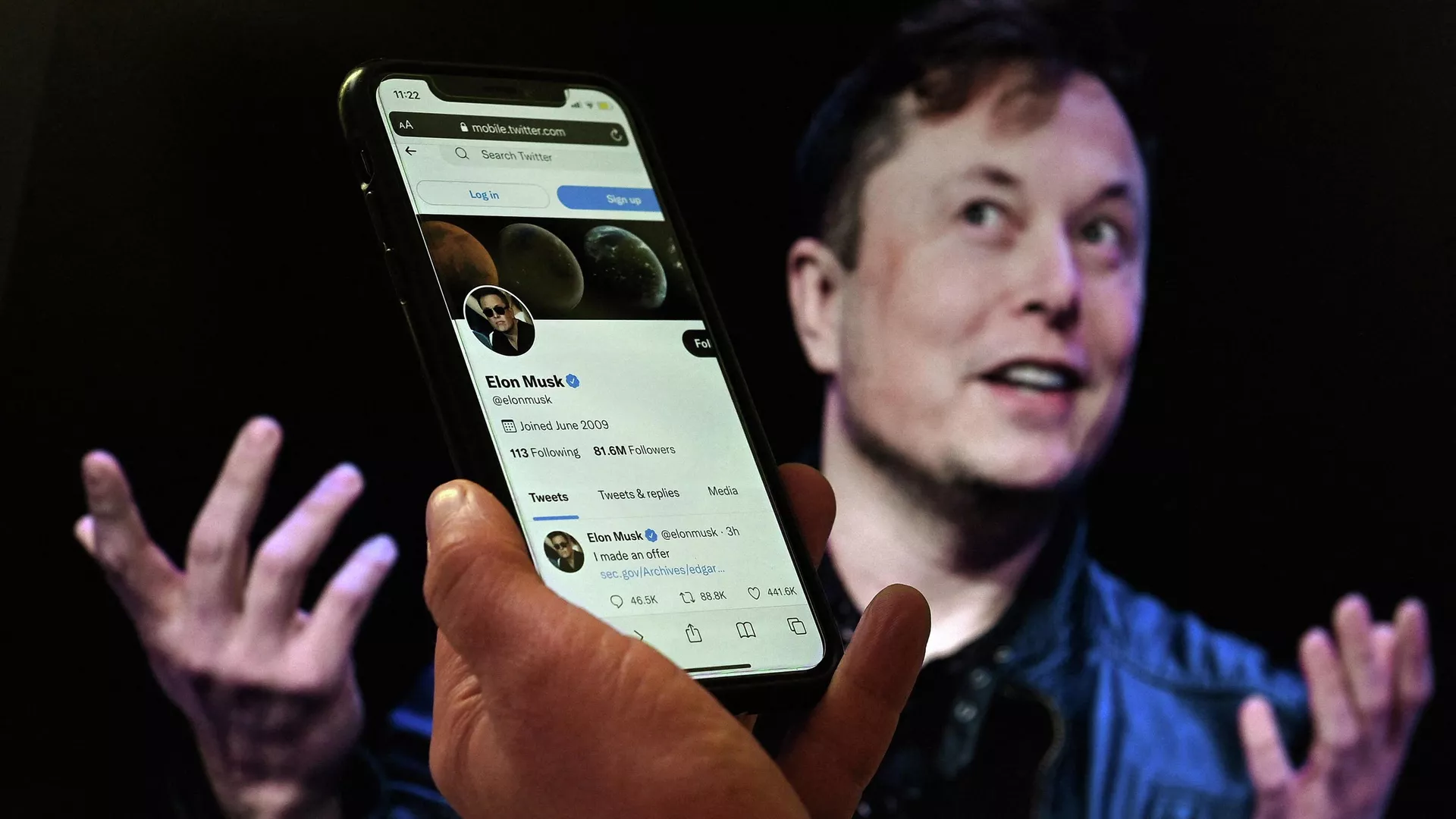 イーロン・マスクのツイッターアカウント