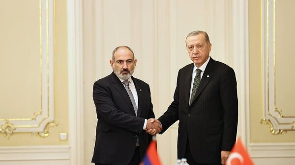 トルコのエルドアン大統領とアルメニアのパシニャン首相 - Sputnik 日本