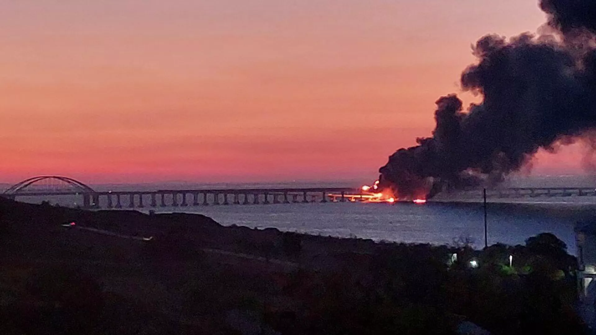 クリミア大橋の爆発