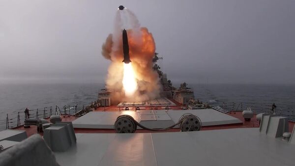北方艦隊の艦船から対艦巡航ミサイル「P-700」を発射 - Sputnik 日本