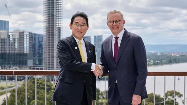 岸田首相とアルバニージー首相 - Sputnik 日本