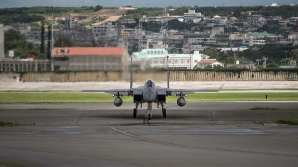 在日米軍嘉手納基地（沖縄県）の「F-15」戦闘機 - Sputnik 日本