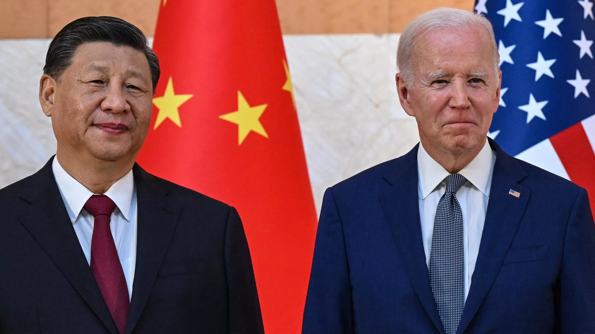中国の習近平国家主席と米国のジョー・バイデン大統領