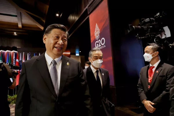 G20サミットのセッションに出席する中国の習国家主席(インドネシア・バリ島、16日) G20サミットのセッションに出席する中国の習国家主席(インドネシア・バリ島、16日) - Sputnik 日本