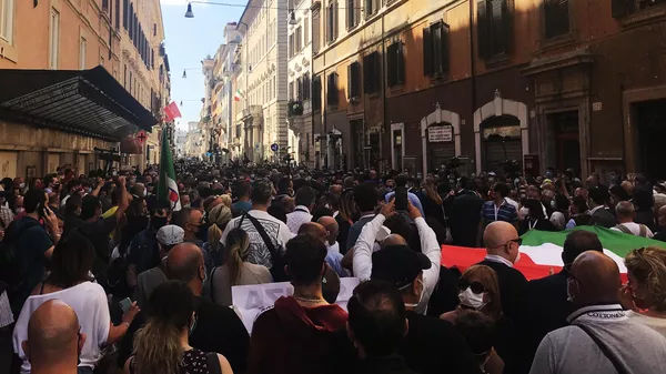 イタリア、デモ - Sputnik 日本