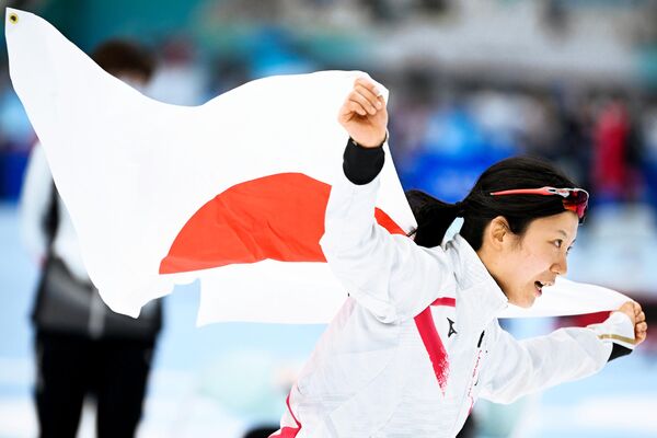 スピードスケート（女子1000メートル）で金メダルを獲得した高木美帆選手 - Sputnik 日本
