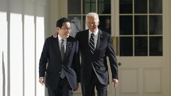 バイデン米国大統領と日本の岸田文雄首相、ホワイトハウスにて - Sputnik 日本