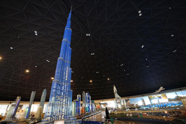アラブ首長国連邦（UAE）・ドバイにある「レゴランド」に飾られた「ミニランド」。UAEや中東地域の風景や有名建造物がレゴブロックで再現されている（2022年3月7日撮影） - Sputnik 日本