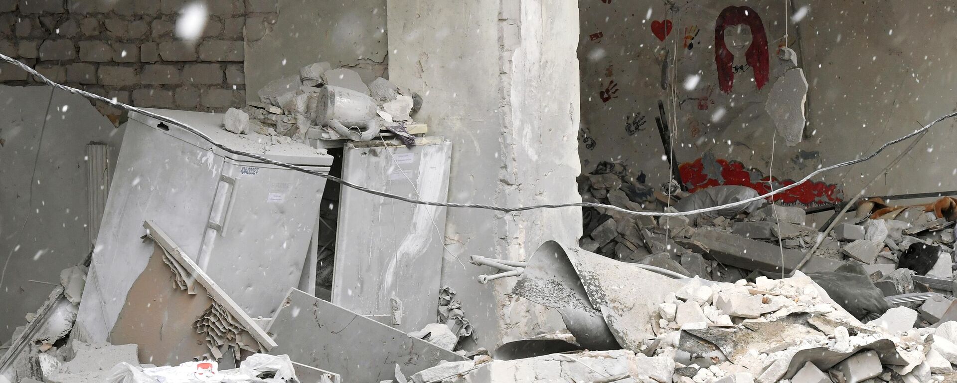 ウクライナ軍の「ハイマース」による攻撃で破壊された病室（ルガンスク人民共和国・ノボアイダル、29日） - Sputnik 日本, 1920, 30.01.2023