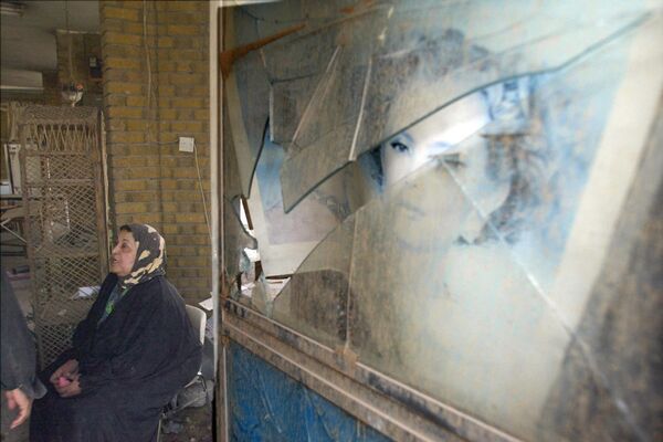 空爆で被害を受けたバグダッドの産科診療所（2003年4月） - Sputnik 日本