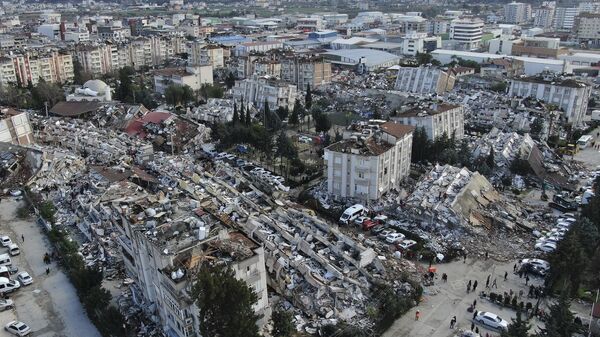 2月6日の地震で大きな被害を受けたトルコ・ハタイ県 - Sputnik 日本