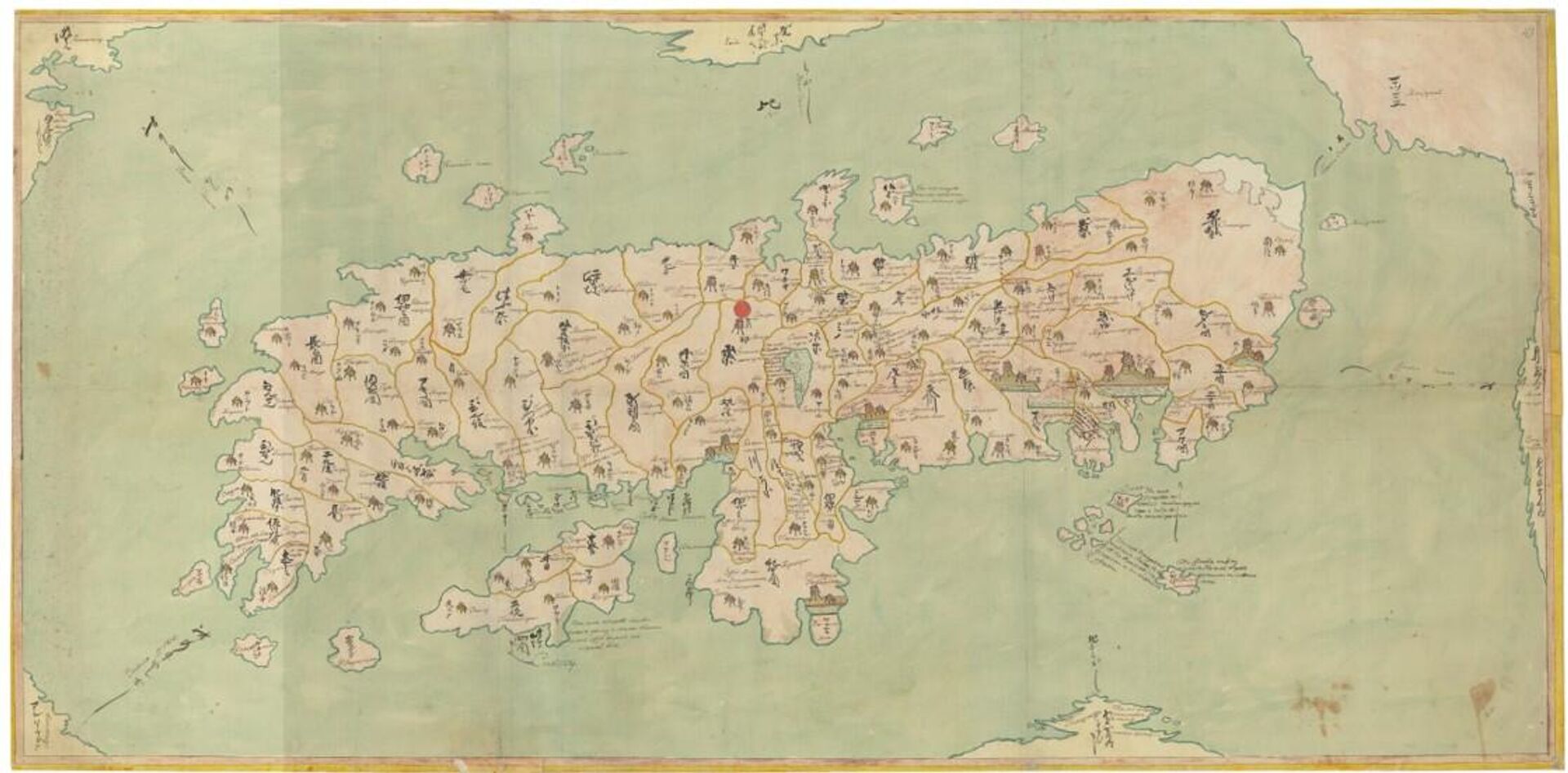 Карта Японии Дайкокуя Кодаю (1791, Национальный архив Эстонии, фонд Крузенштерна) - Sputnik 日本, 1920, 28.02.2023