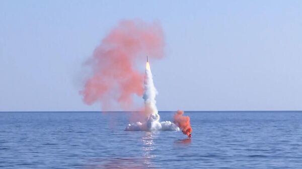 日本海から地上標的に向けて巡航ミサイル「カリブル」の発射 - Sputnik 日本