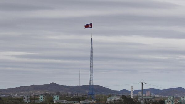 南北境界線の韓国側から見た北朝鮮の町の様子 - Sputnik 日本