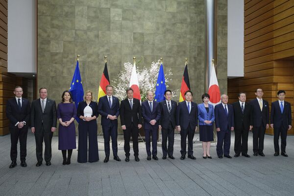 日独両首脳と各国の6閣僚 - Sputnik 日本