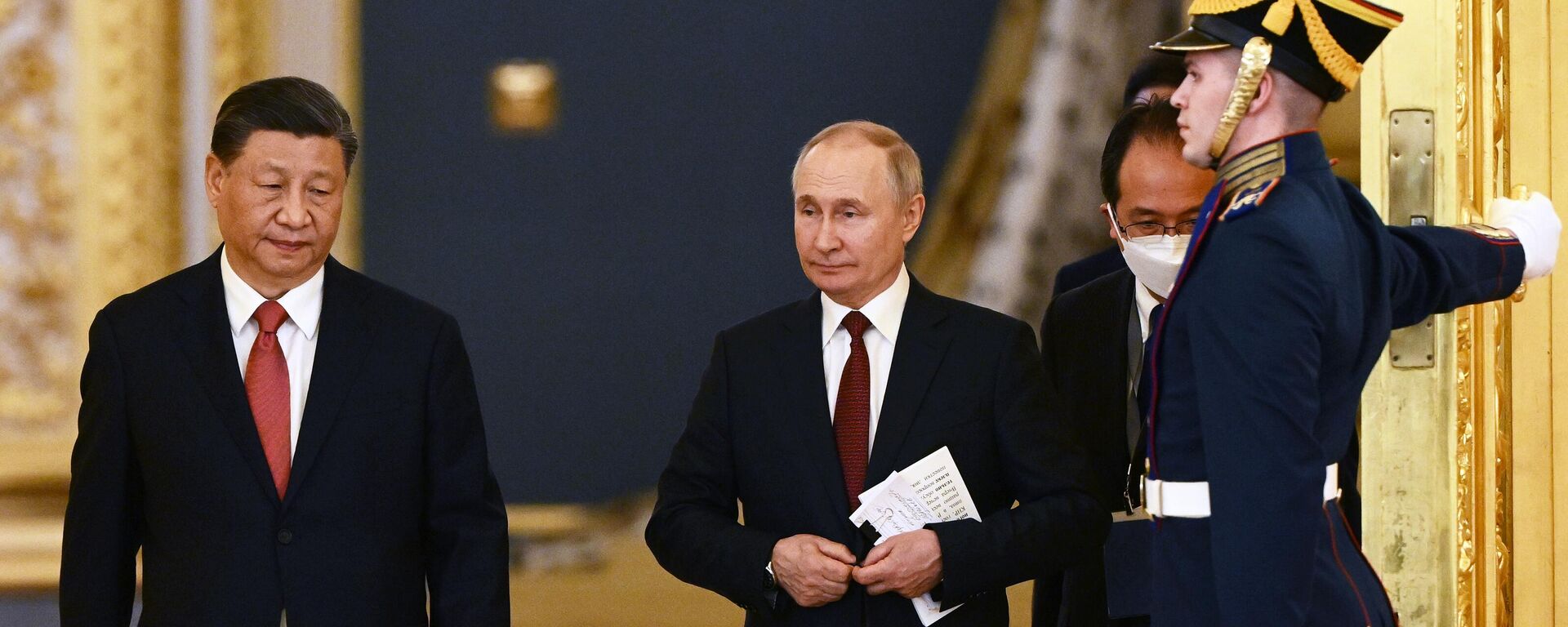 モスクワでの露中会談を前にしたロシアのプーチン大統領と中国の習近平国家主席 - Sputnik 日本, 1920, 24.03.2023