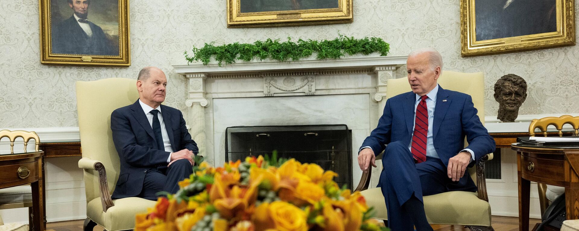 ドイツのオラフ・ショルツ首相と米国のジョー・バイデン大統領 - Sputnik 日本, 1920, 22.03.2023