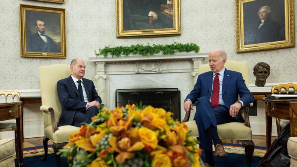 ドイツのオラフ・ショルツ首相と米国のジョー・バイデン大統領 - Sputnik 日本