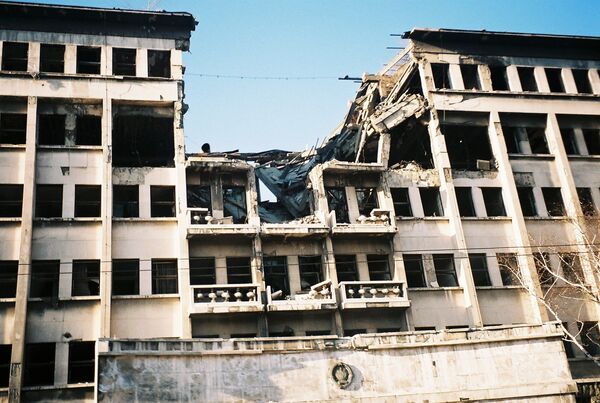 NATO軍の空爆で破壊されたベオグラードの警察本部 - Sputnik 日本