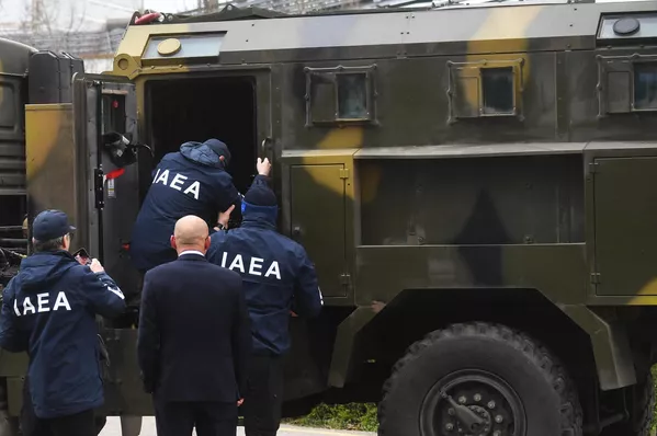 ザポロジエ原発に到着した国際原子力機関(IAEA)代表団(29日) ザポロジエ原発に到着した国際原子力機関(IAEA)代表団(29日) - Sputnik 日本