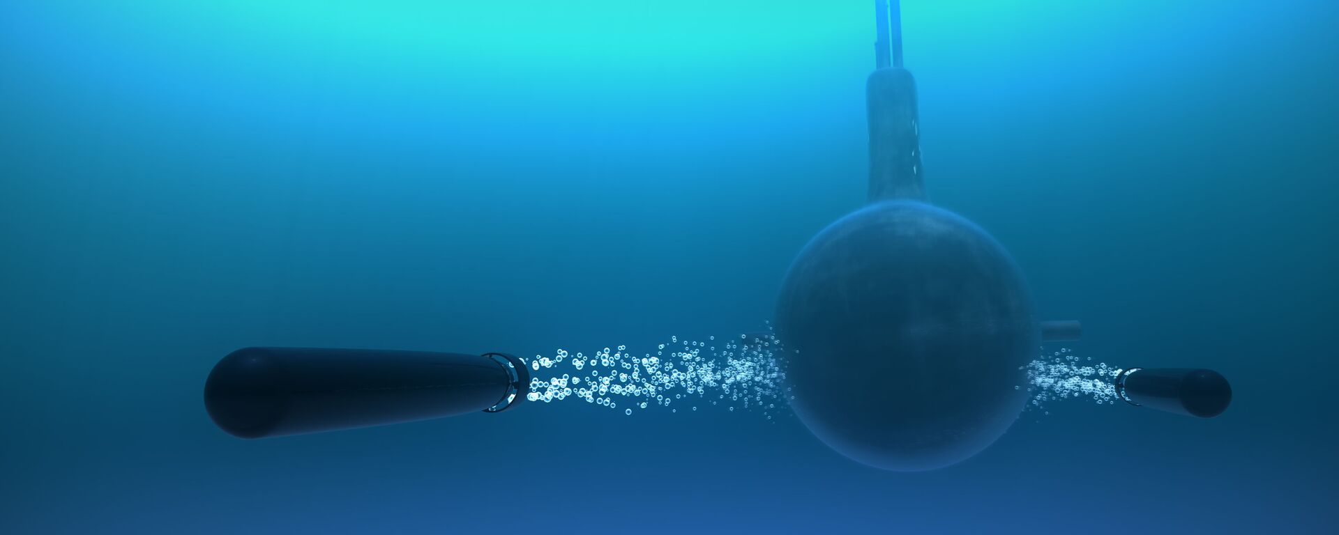 潜水艦から発射される魚雷 - Sputnik 日本, 1920, 10.04.2023