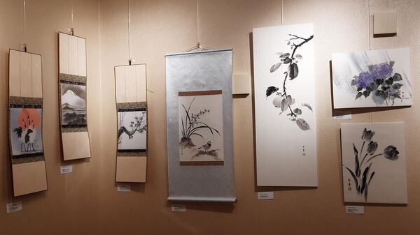 墨絵教室「墨と紙」の生徒展 - Sputnik 日本