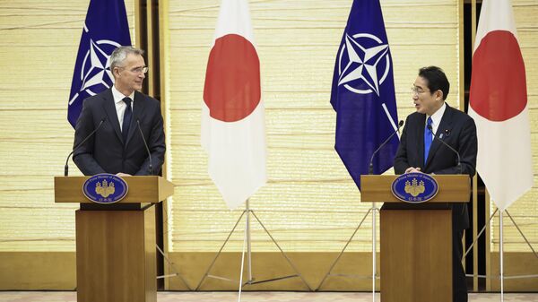 NATOのストルテンベルグ事務総長と日本の岸田文雄首相 - Sputnik 日本