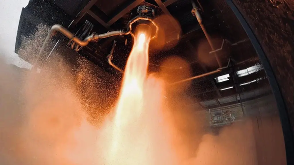 3Dプリンタで作られたロケットエンジンの実験の様子 - Sputnik 日本