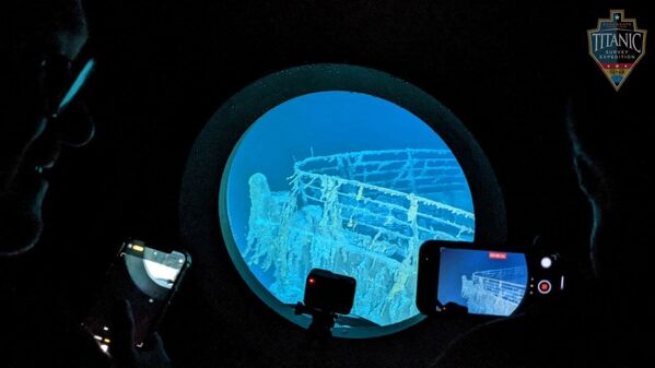 タイタニック号を撮影する「オーシャンゲート・エクスペディション」の潜水艇クルー - Sputnik 日本