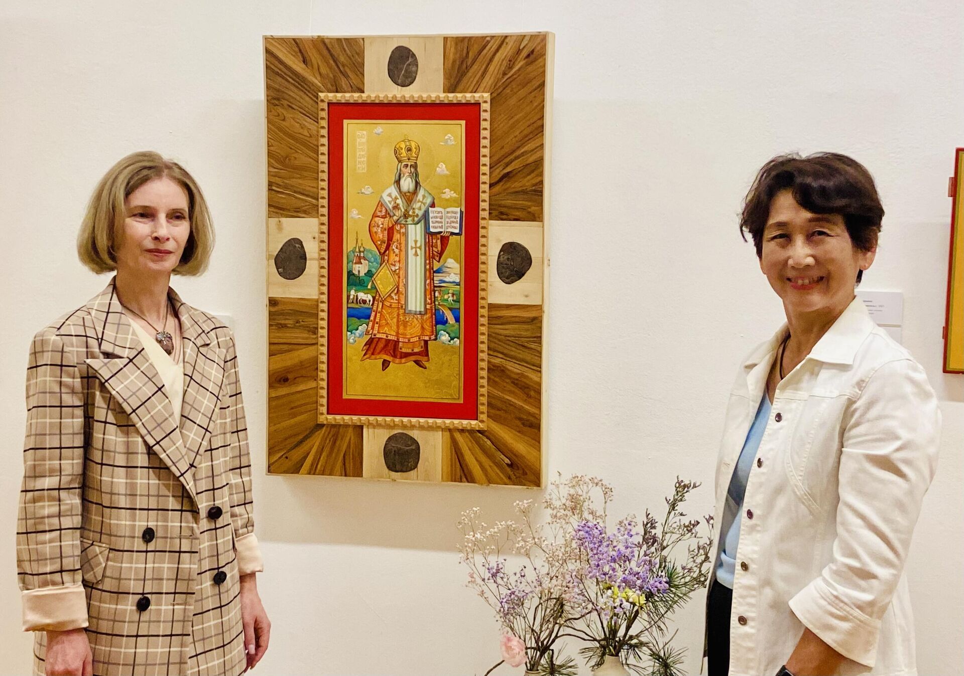 ソフィア・マギチナさんと上月裕子さん、モスクワの展覧会で再会 - Sputnik 日本, 1920, 30.06.2023