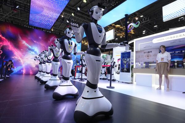 世界人工知能会議2023で展示された中国のロボットメーカー「Data Robotics」のロボット（上海、6日） - Sputnik 日本