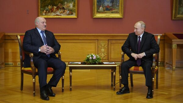 ベラルーシのルカシェンコ大統領とロシアのプーチン大統領 - Sputnik 日本