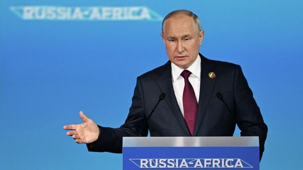 演説するプーチン大統領 - Sputnik 日本