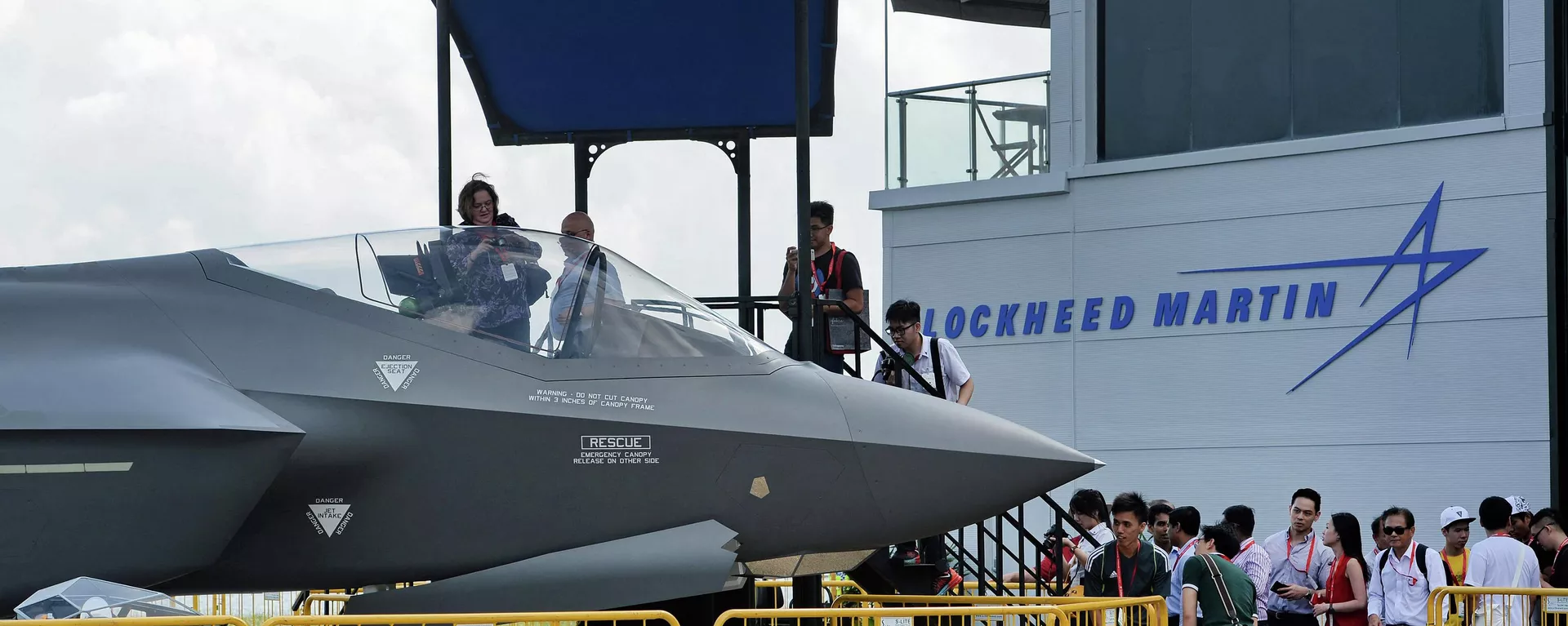 ロッキードのロゴと戦闘機F35 - Sputnik 日本, 1920, 07.08.2023