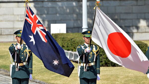 日本とオーストラリアの旗 - Sputnik 日本