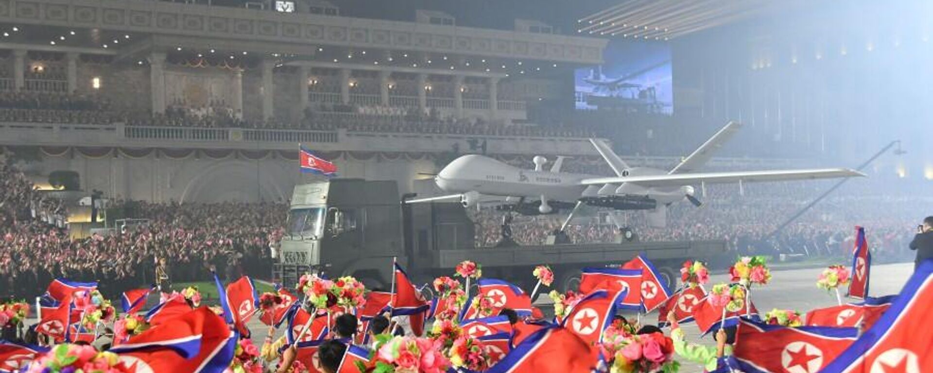 朝鮮戦争休戦70年記念パレードでお披露目となった北朝鮮の新型ドローン - Sputnik 日本, 1920, 23.08.2023