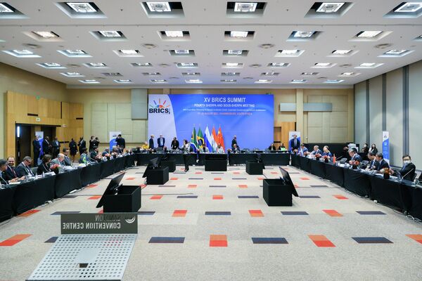 BRICS外相会議の様子（南アフリカ・ヨハネスブルク、22日） - Sputnik 日本