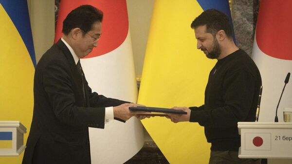 岸田首相は、ウクライナのゼレンスキー大統領とキエフでの会談 - Sputnik 日本