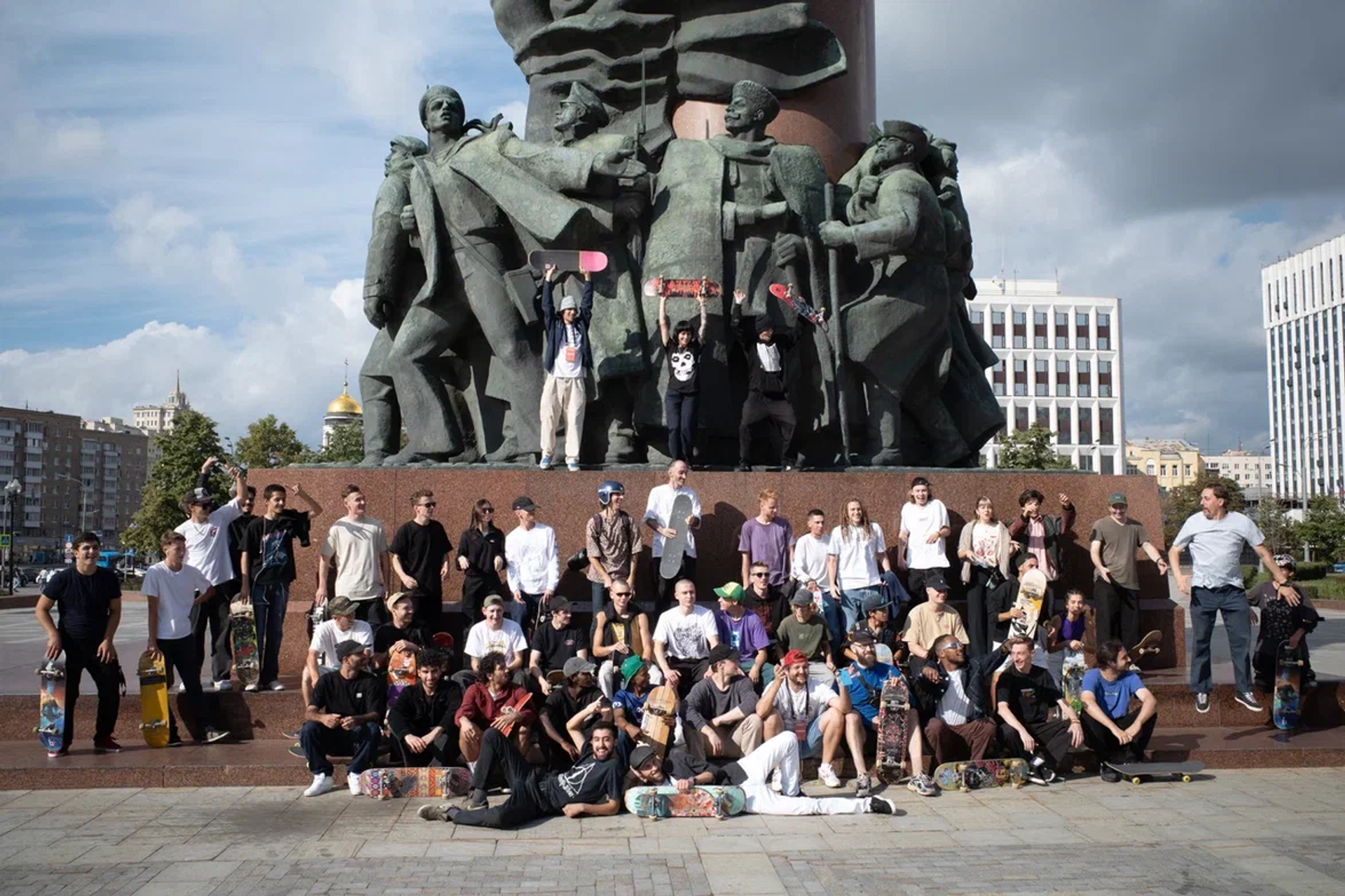 Participants of Grand Skate Tour 2023 festival at Gorky Park, Moscow, Russia - Sputnik 日本, 1920, 02.09.2023