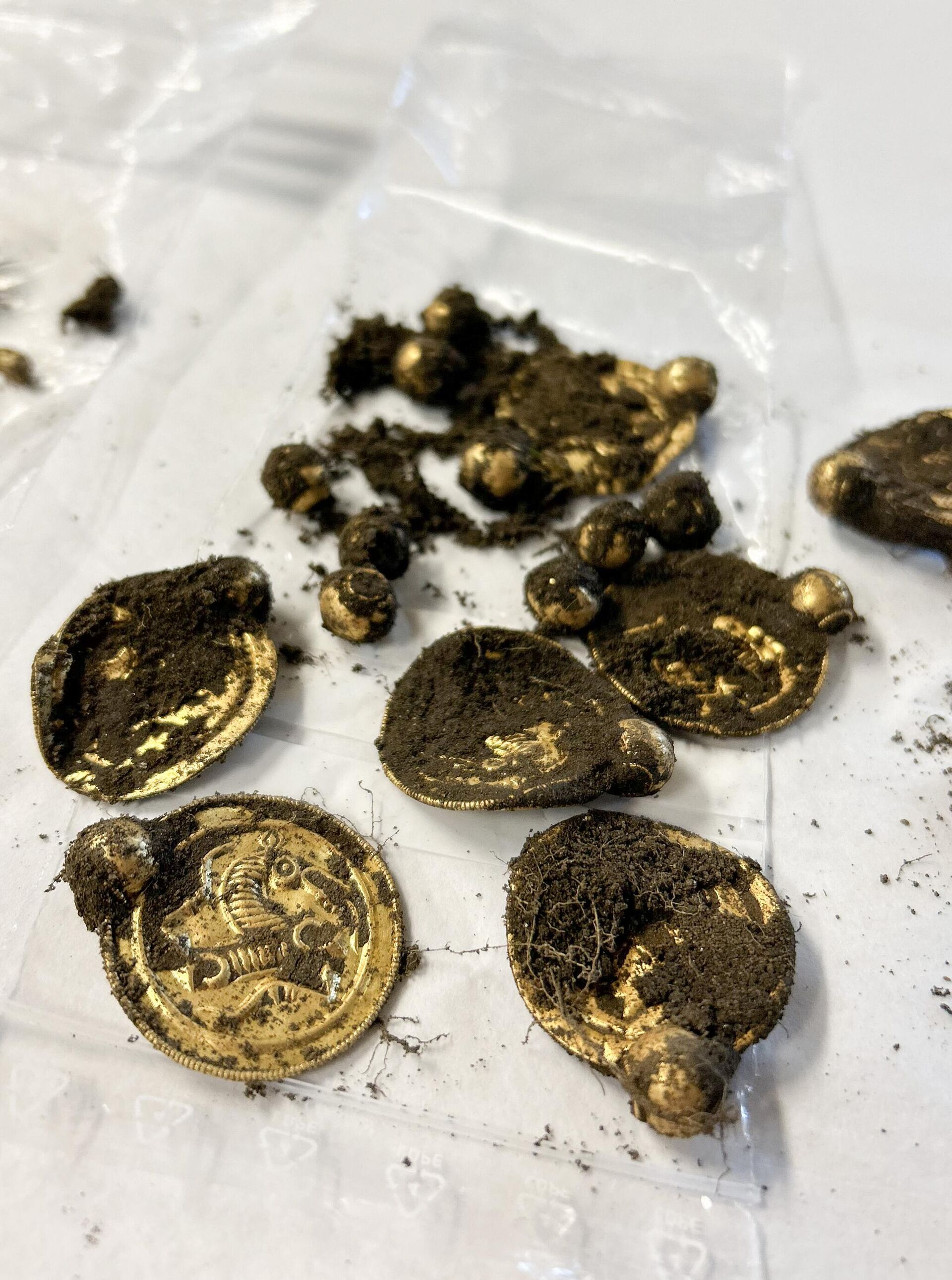 Золотые подвески, похожие на монеты, Норвегия - Sputnik 日本, 1920, 09.09.2023