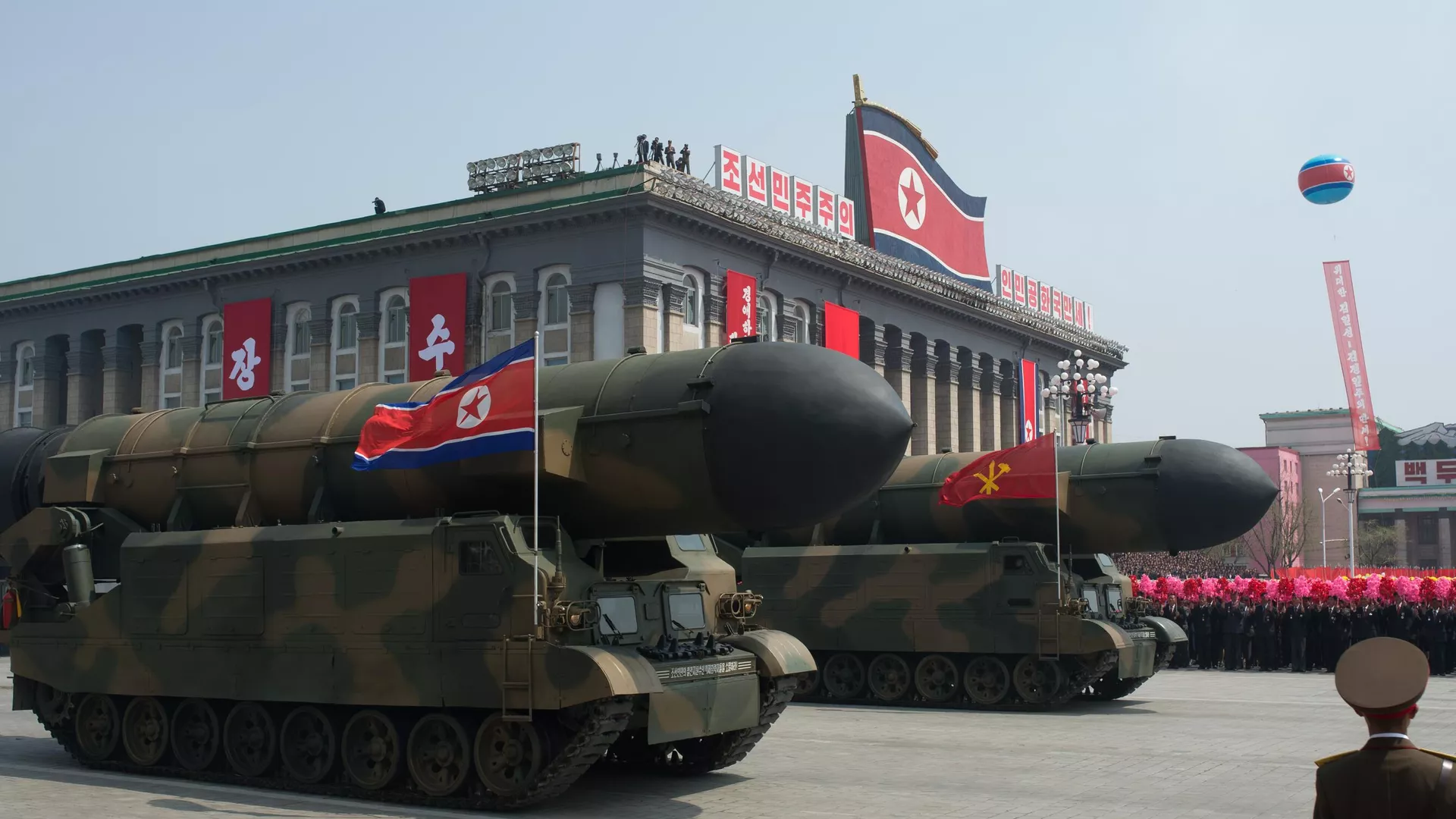 北朝鮮のミサイル発射装置
