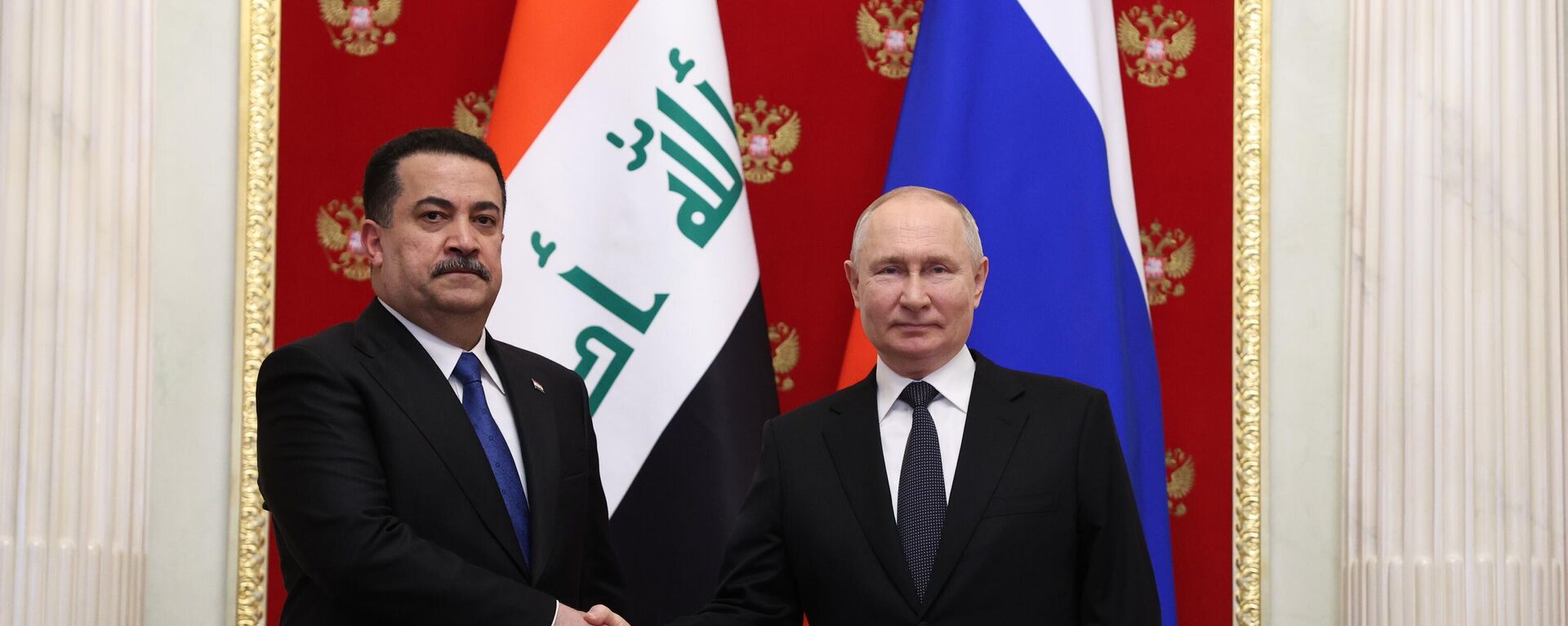 イラクのスダニ首相とロシアのプーチン大統領 - Sputnik 日本, 1920, 10.10.2023