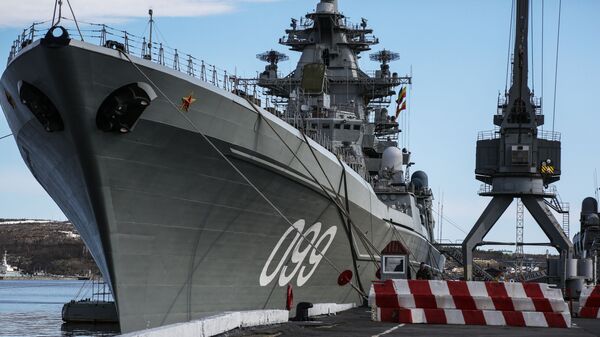 ロシアの巡洋艦「ピョートル大帝」 - Sputnik 日本