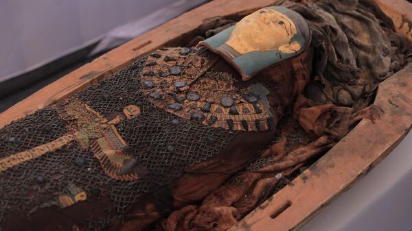 エジプトのアル・ゴレイファ市で発見したエジプト新王国時代のミイラ - Sputnik 日本