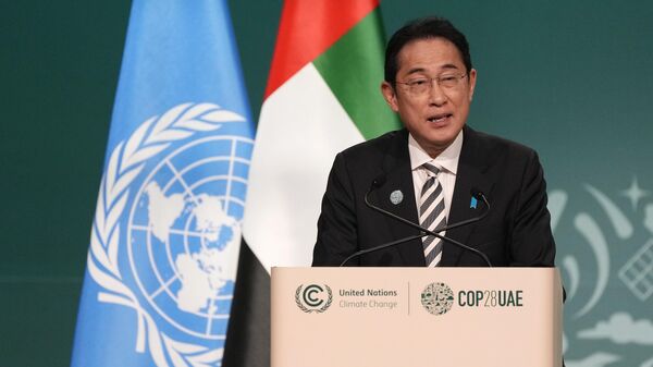 COP28で演説する岸田首相 - Sputnik 日本