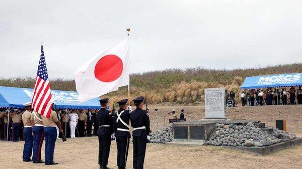硫黄島で日米合同追悼式、「和解は歴史的友情の揺るぎなき土台」 - Sputnik 日本