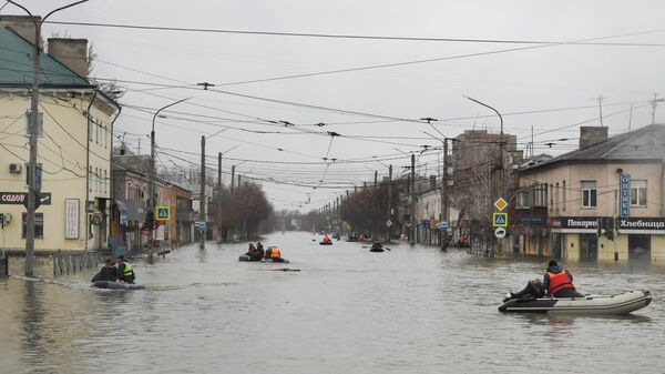 洪水の被害を受けたオルスク - Sputnik 日本