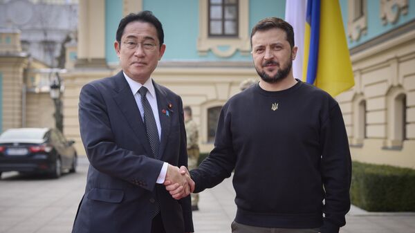 岸田首相、ウクライナ支援継続を約束 - Sputnik 日本