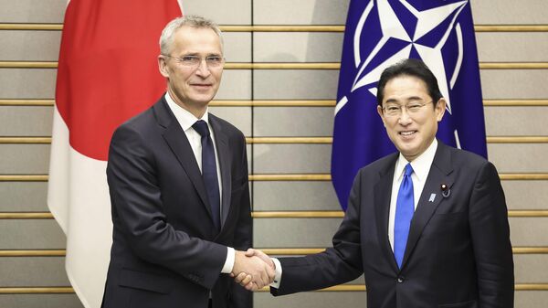 NATOのストルテンベルグ事務総長と岸田首相（2023年1月） - Sputnik 日本