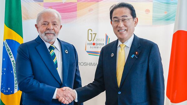 ルーラ大統領と岸田首相（2023年5月のG7広島サミット時） - Sputnik 日本